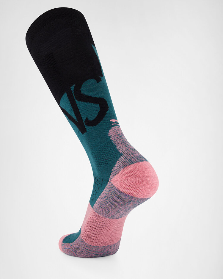 MONS ROYALE MONS ROYALE Unisex Ultra Cushion Merino Snow Sock Jasper / Black