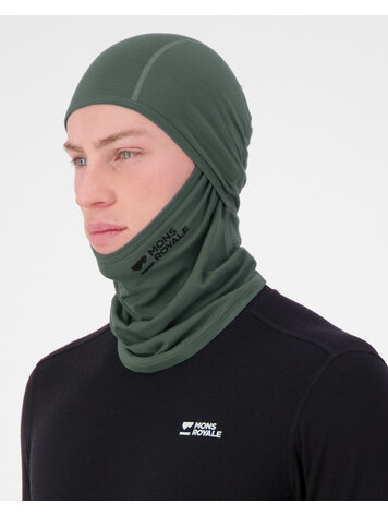 MONS ROYALE MONS ROYALE Unisex Santa Rosa Merino Balaclava Burnt Sage
