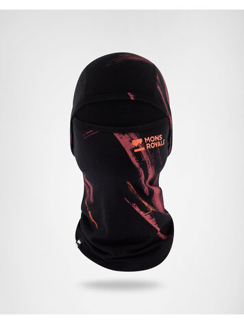 MONS ROYALE MONS ROYALE Unisex Santa Rosa Merino Balaclava Airbrush