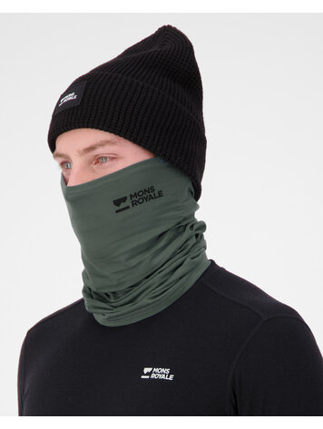 MONS ROYALE MONS ROYALE Unisex Daily Dose Merino Neckwarmer Burnt Sage