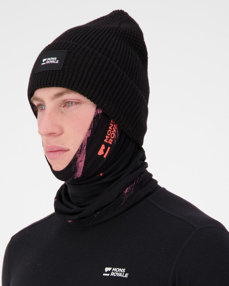 MONS ROYALE MONS ROYALE Unisex Daily Dose Merino Neckwarmer Airbrush
