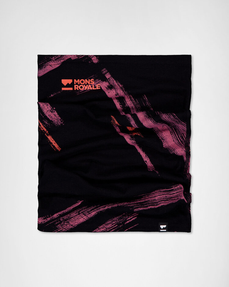 MONS ROYALE MONS ROYALE Unisex Daily Dose Merino Neckwarmer Airbrush