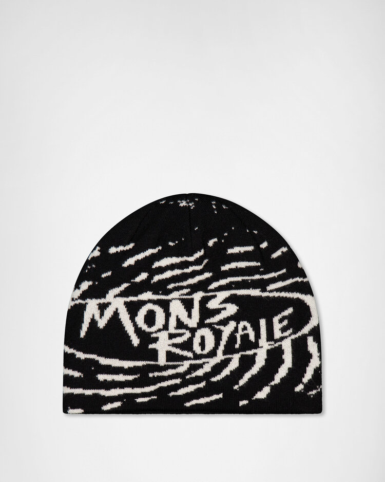 MONS ROYALE MONS ROYALE Unisex Mtn Mad Merino Beanie Black
