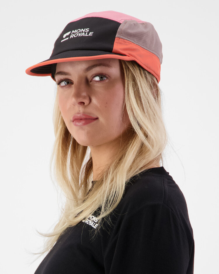 MONS ROYALE MONS ROYALE Unisex Velocity Trail Cap Sun Orange / Flamingo