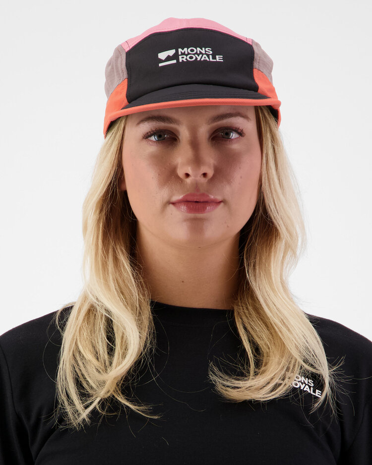 MONS ROYALE MONS ROYALE Unisex Velocity Trail Cap Sun Orange / Flamingo