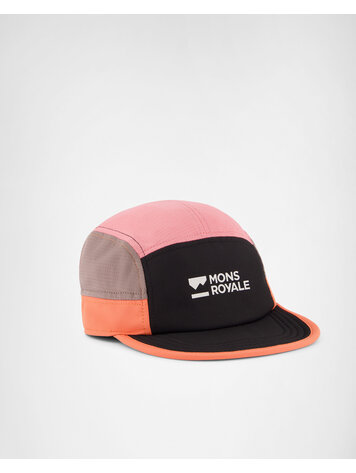 MONS ROYALE MONS ROYALE Unisex Velocity Trail Cap Sun Orange / Flamingo