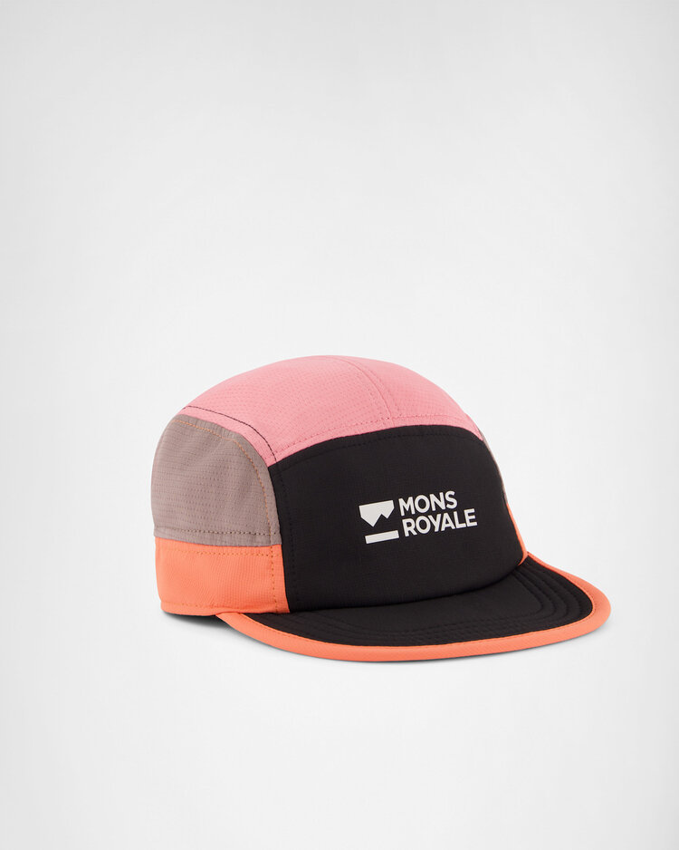 MONS ROYALE MONS ROYALE Unisex Velocity Trail Cap Sun Orange / Flamingo