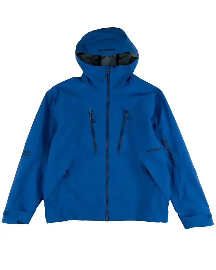 SOUVENIR SOUVENIR 3 Ply Ripstop Jacket Petrol Blue