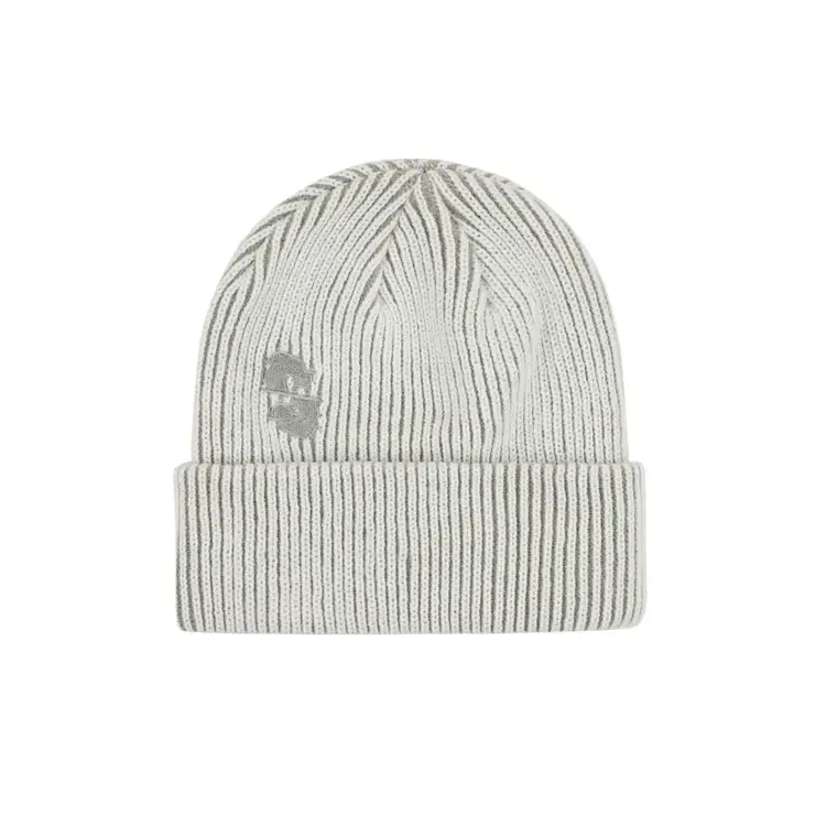 SOUVENIR 56A SOUVENIR TWO TONE RIB BEANIE MARSHMALLOW