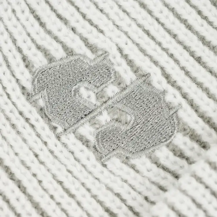 SOUVENIR SOUVENIR Two Tone Rib Beanie Marshmallow