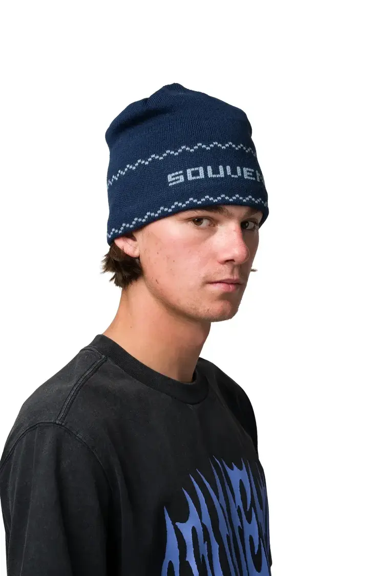 SOUVENIR 54B SOUVENIR JACQUARD SKULLY NAVY