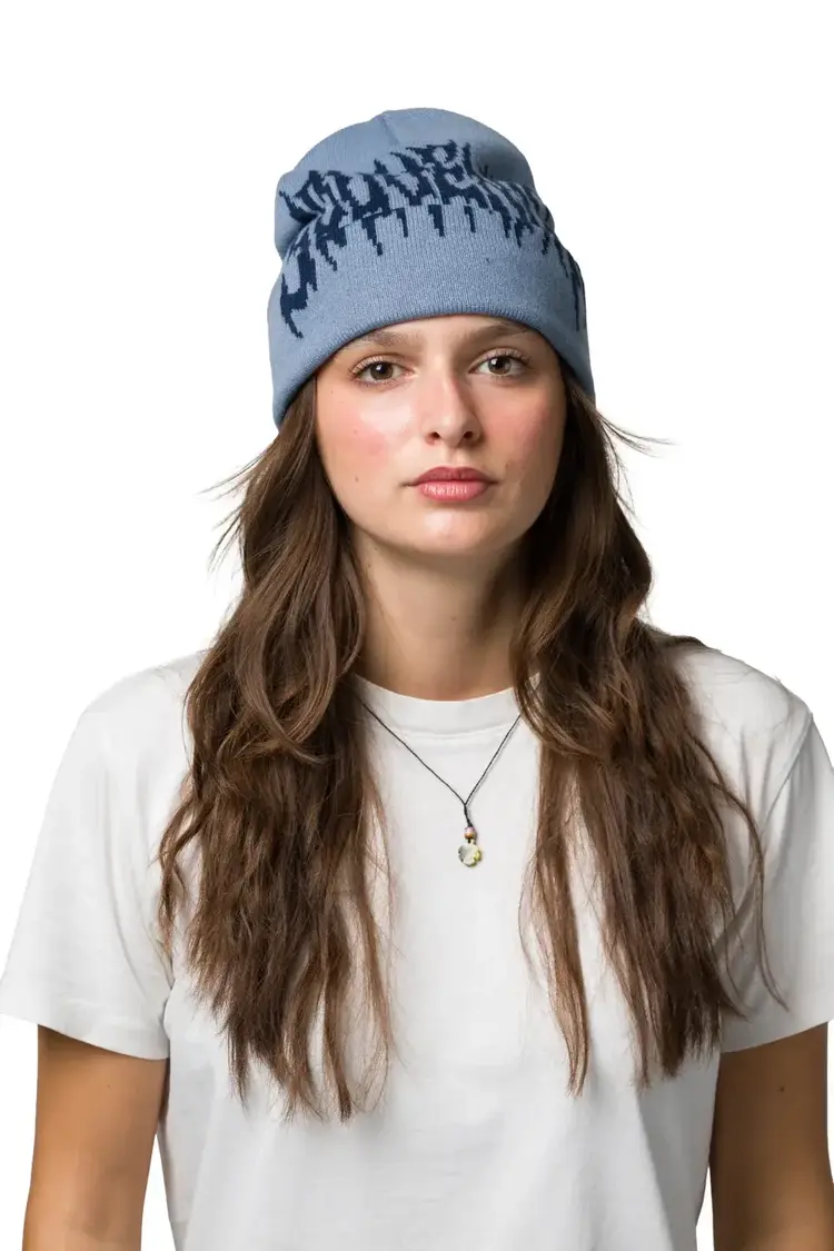 SOUVENIR 53B SOUVENIR DIRTY CUFF BEANIE BLUE FOG