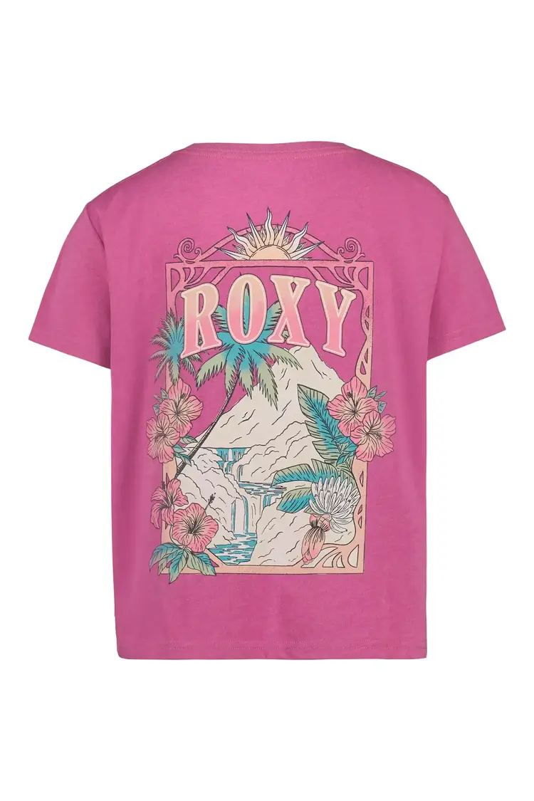 ROXY ROXY Girls Peak Blossom Tee Purple Orchid Heather