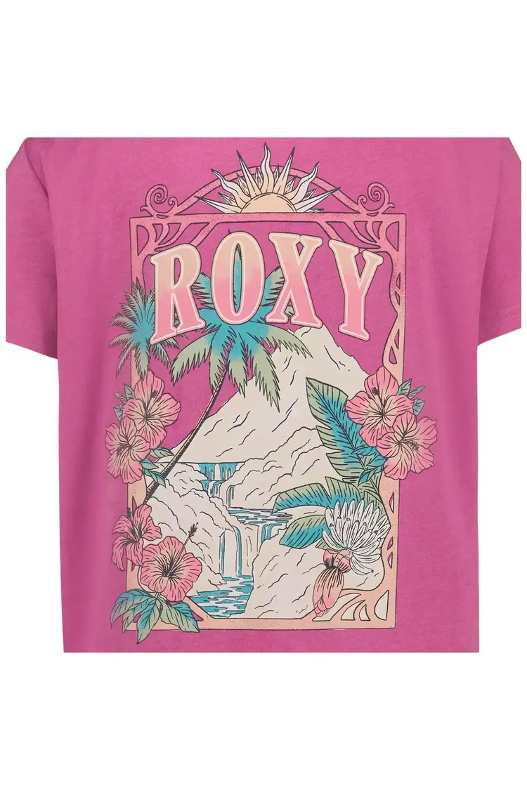 ROXY ROXY Girls Peak Blossom Tee Purple Orchid Heather