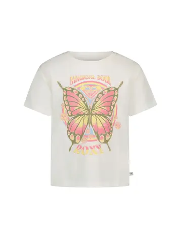 ROXY ROXY Girls Butterfly Groove Tee Coconut Milk