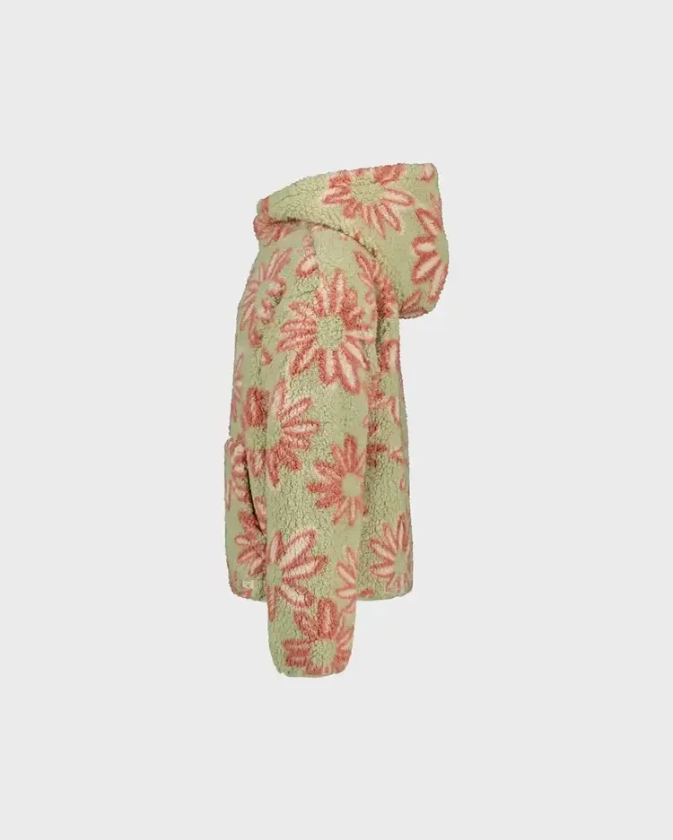 BILLABONG ROXY Girls Just In Time Half Zip Light Avocado