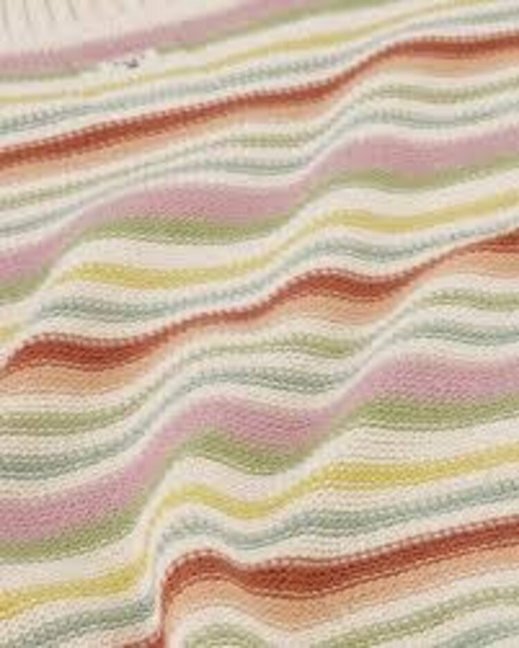 BILLABONG ROXY Girls Palm Viva Stripe Sweater Whitecap