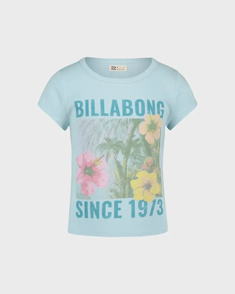 BILLABONG ROXY Girls Take A Moment T-Shirt Canal Blue