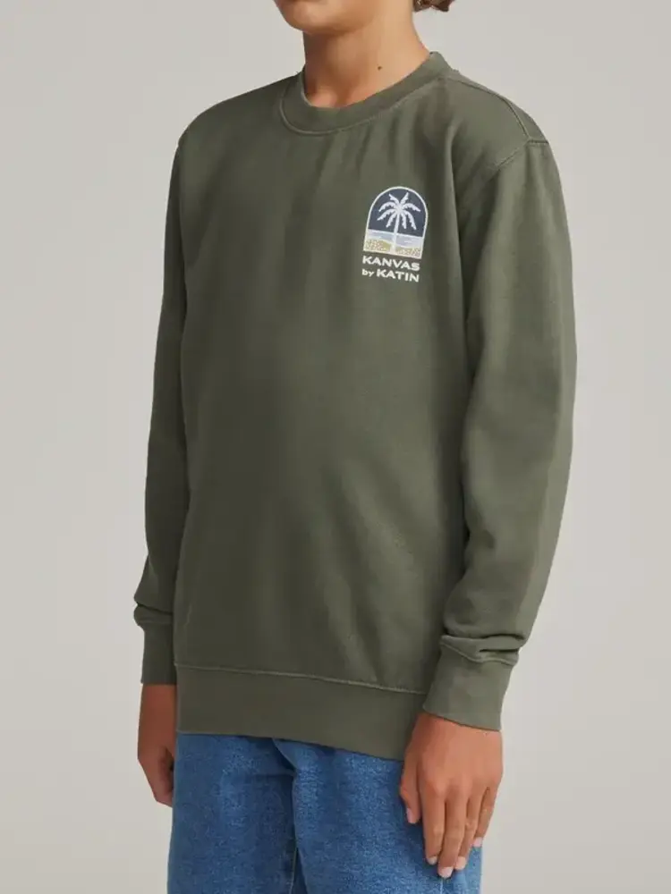 KATIN KATIN Boys Passage Crew Clover Vintage Wash