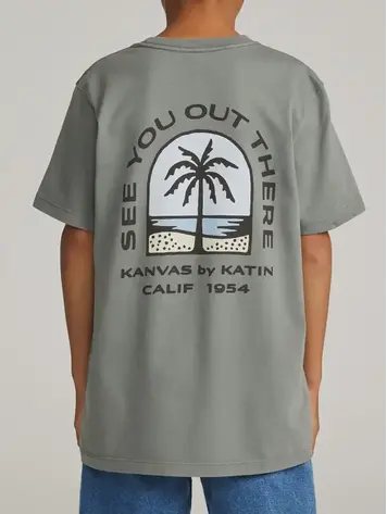 KATIN KATIN Boys Passage Tee Graphite Vintage Wash