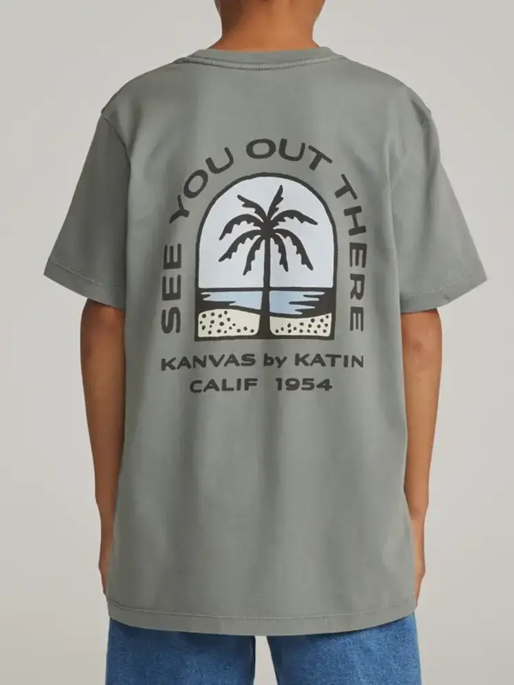 KATIN KATIN Boys Passage Tee Graphite Vintage Wash