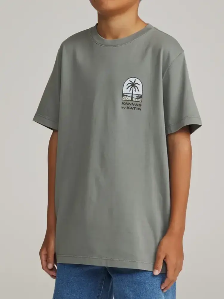 KATIN KATIN Boys Passage Tee Graphite Vintage Wash