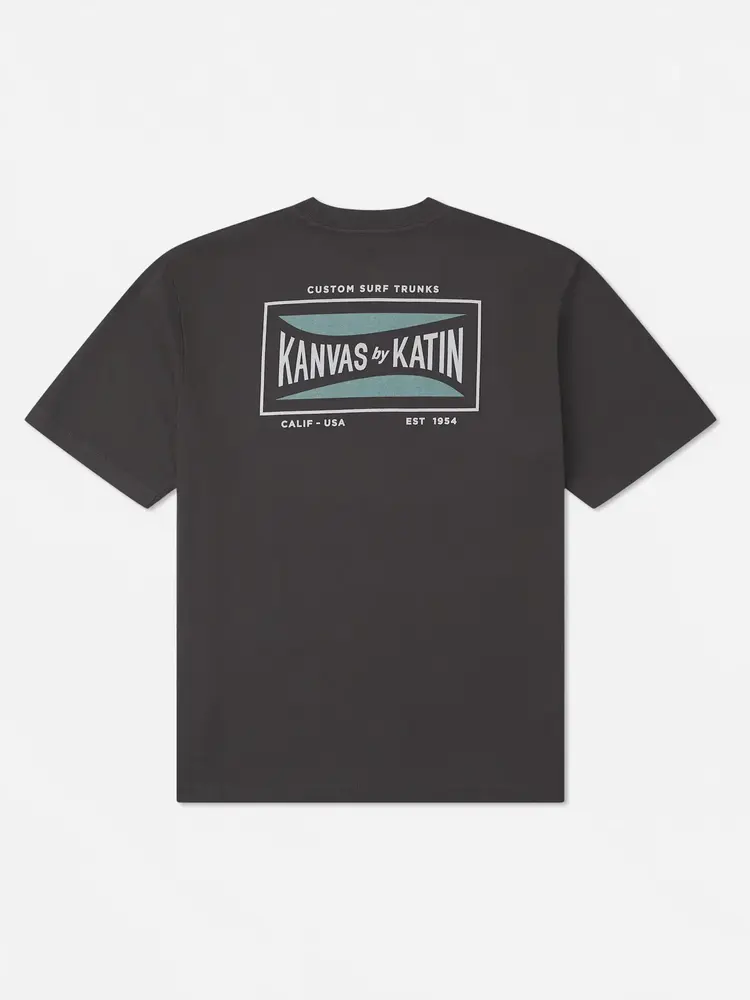 KATIN KATIN Boys Scrubber Box Fit Tee Black Vintage Wash