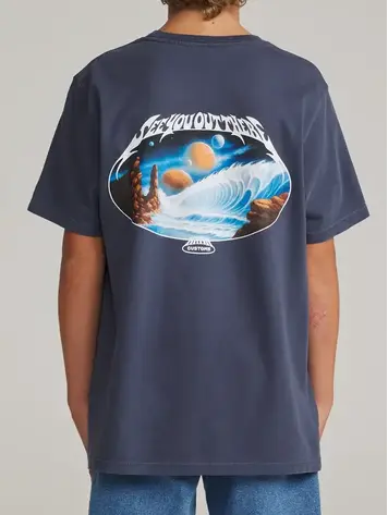 KATIN KATIN Boys Voyager Tee Washed Blue Vintage Wash