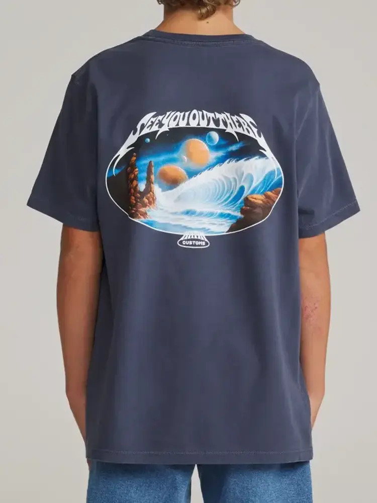 KATIN KATIN Boys Voyager Tee Washed Blue Vintage Wash