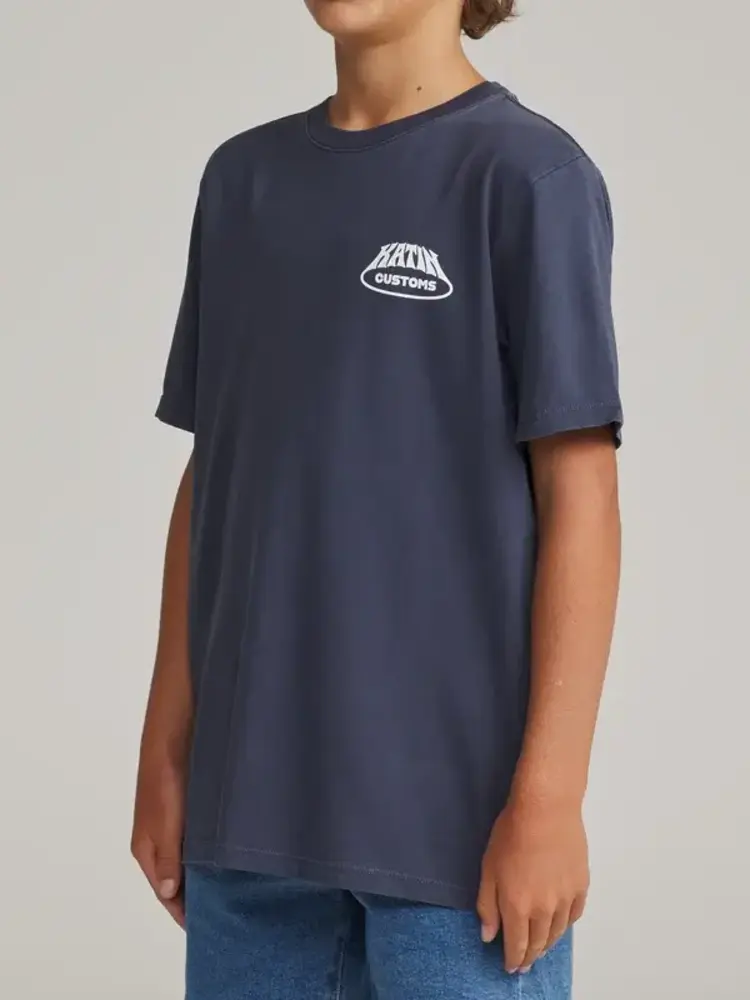 KATIN KATIN Boys Voyager Tee Washed Blue Vintage Wash