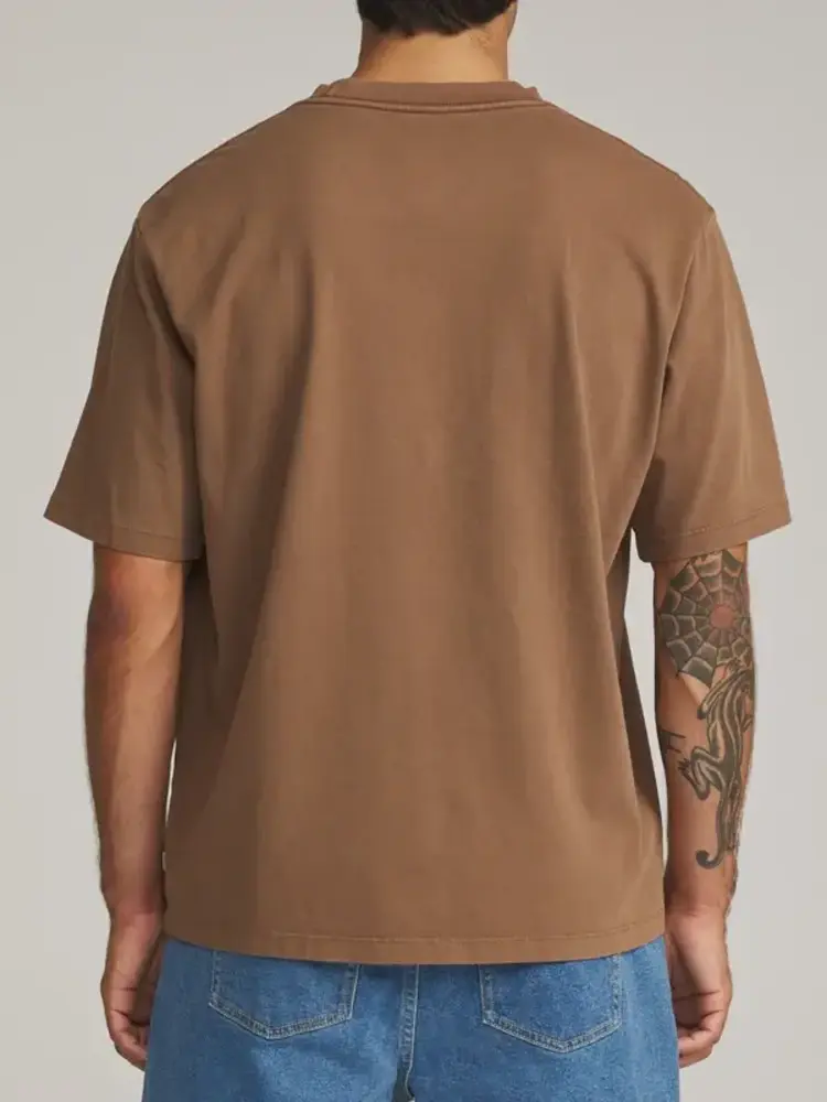 KATIN KATIN Brisa Box Fit Tee Brown Vintage Wash