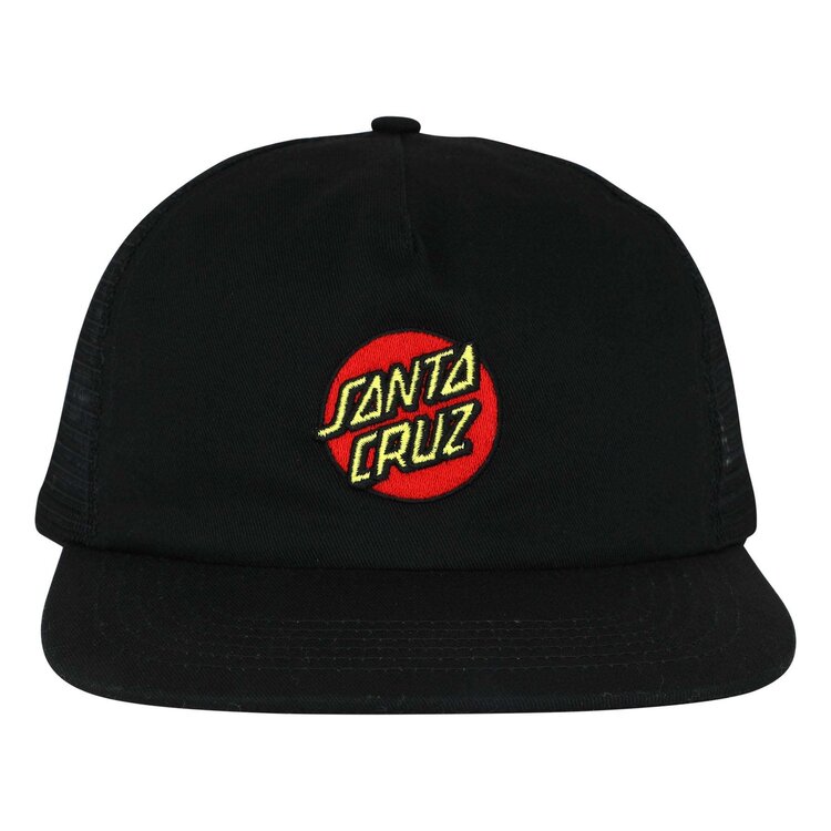 SANTA CRUZ 50A SANTA CRUZ SNAPBACK CRUZ EMBROIDERED BLACK