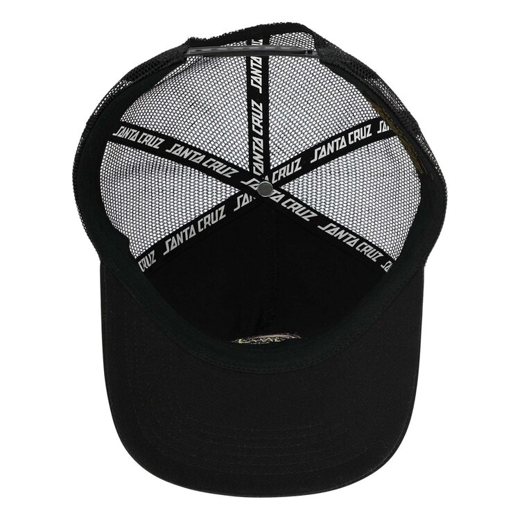 SANTA CRUZ 50A SANTA CRUZ SNAPBACK CRUZ EMBROIDERED BLACK