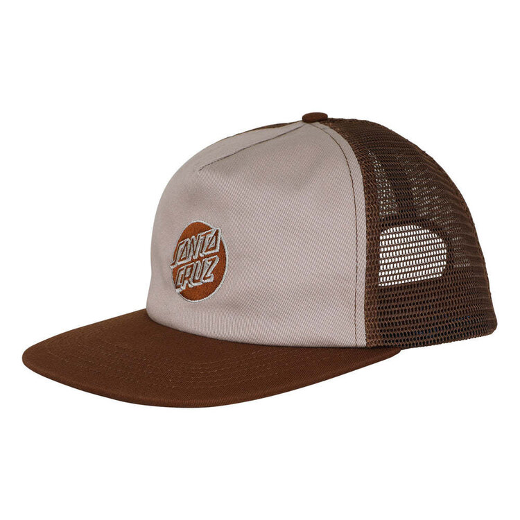 SANTA CRUZ 50B SANTA CRUZ SNAPBACK CRUZ EMBROIDERED TAN/BROWN
