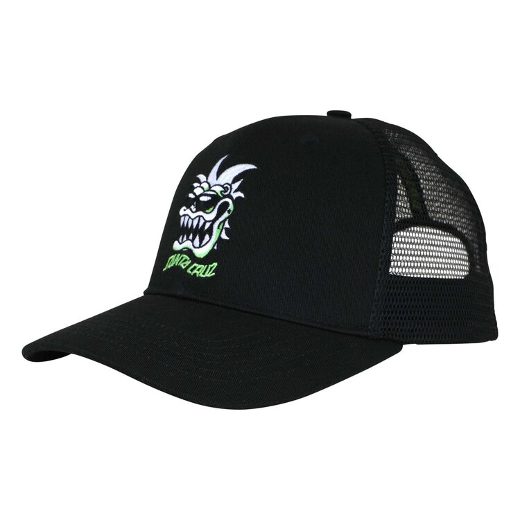 SANTA CRUZ 52B SANTA CRUZ TRUCKER HAT SC GREMLIN BLACK