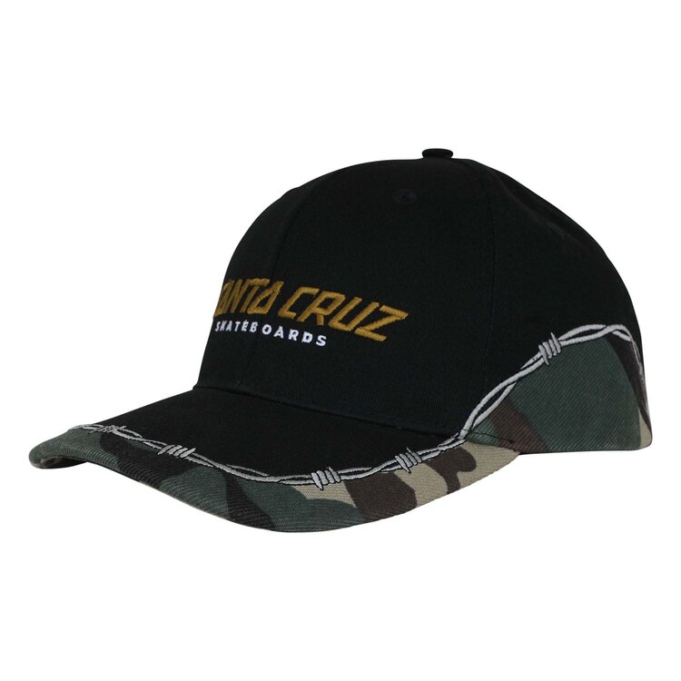 SANTA CRUZ 52C SANTA CRUZ SNAPBACK SPOT BLACK CAMO