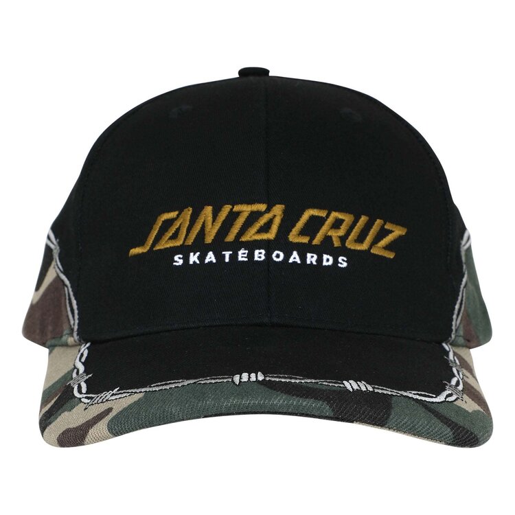 SANTA CRUZ 52C SANTA CRUZ SNAPBACK SPOT BLACK CAMO