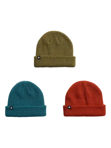 BURTON BURTON Kids' DND Beanie (3 Pack) Spiced Chai/Deep Emerald/Forest Moss
