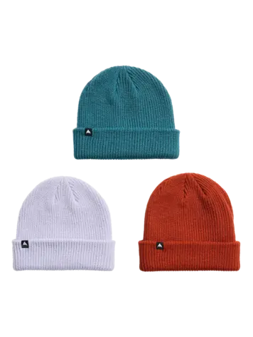 BURTON BURTON DND Beanie (3 Pack) Atlantic Teal/Spiced Chai/Moondust Purple