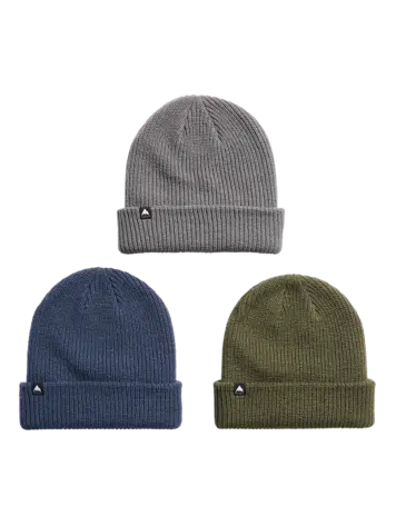 BURTON BURTON DND Beanie (3 Pack) Selvedge Blue/Gotham Gray/Dried Moss