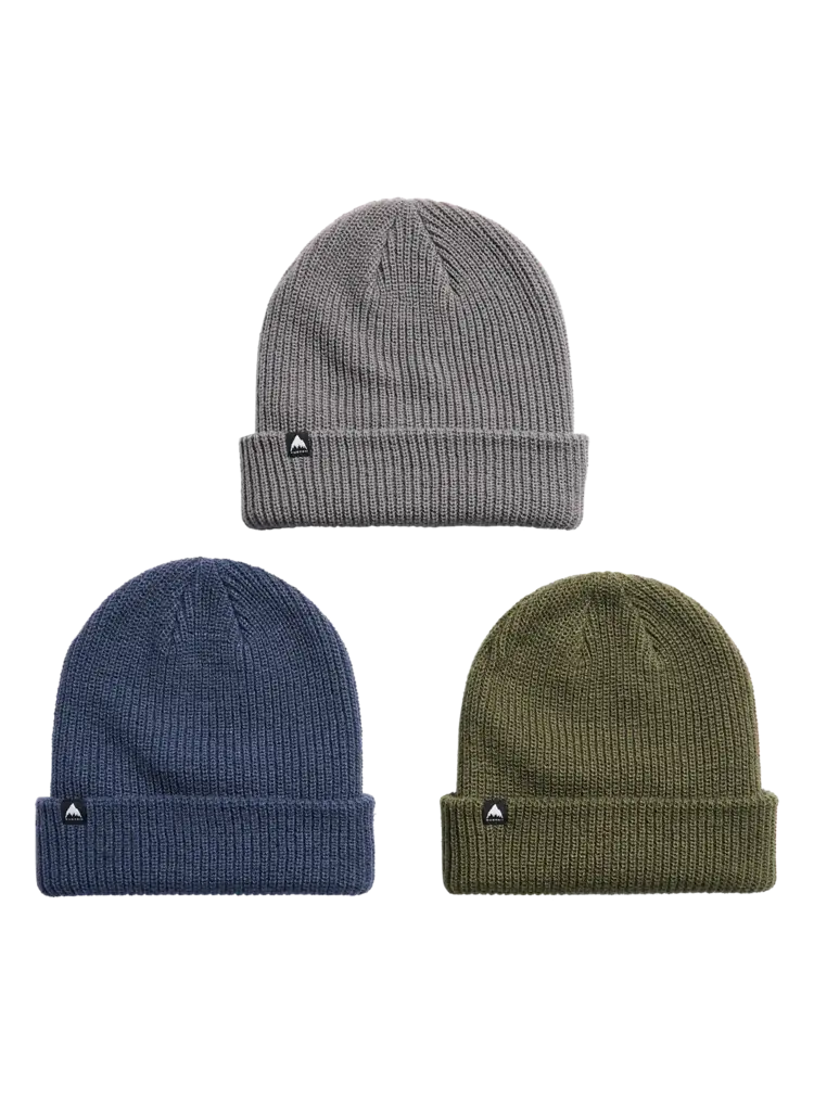 BURTON BURTON DND Beanie (3 Pack) Selvedge Blue/Gotham Gray/Dried Moss