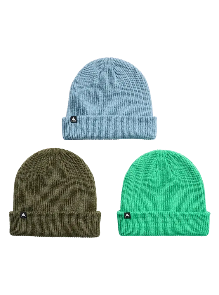 BURTON BURTON DND Beanie (3 Pack) Green Voltage/Airstream Blue/Dried Moss