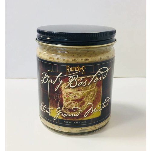 Founders Founders Dirty Bastard Stone Ground Mustard 9oz Founders Founders Dirty Bastard Stone Ground Mustard 9oz