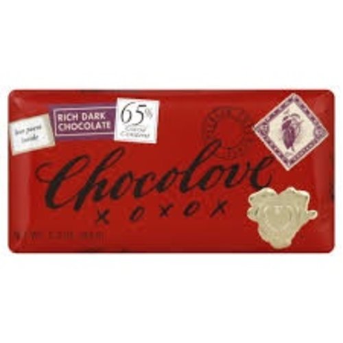 Chocolove Chocolove Rich Dark Chocolate Bar 65% 3.2 oz Chocolove Chocolove Rich Dark Chocolate Bar 65% 3.2 oz