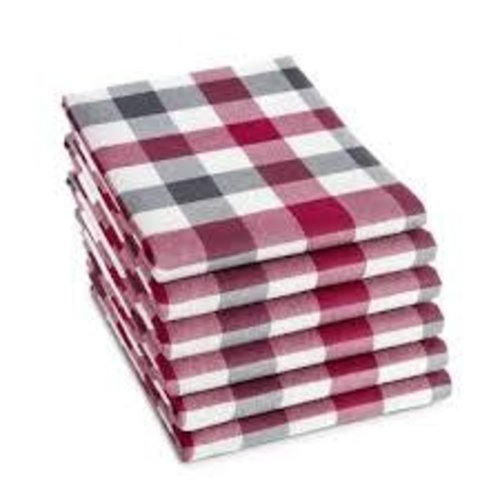 DDDDD DDDDD Antracit Carre Red Gray Checkered Towel 24x25 inch DDDDD DDDDD Antracit Carre Red Gray Checkered Towel 24x25 inch