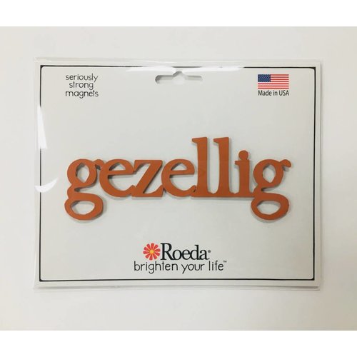 Roeda Studio Magnet Gezellig Orange 5" Roeda Studio Magnet Gezellig Orange 5"
