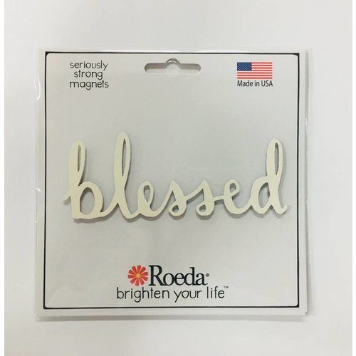 Roeda Studio Magnet Blessed White 5" Roeda Studio Magnet Blessed White 5"
