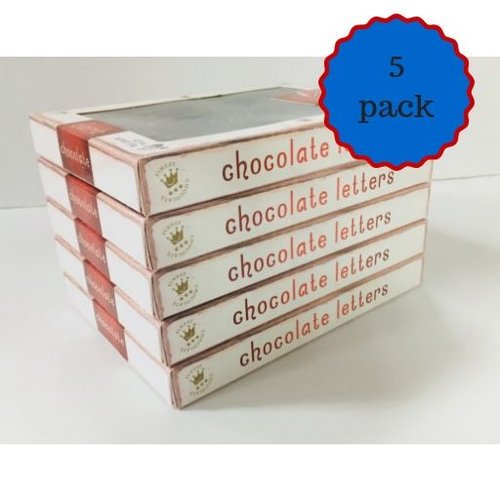 Dutch Letters DL Dark Chocolate Letters 5 pack assorted $10.00 Dutch Letters DL Dark Chocolate Letters 5 pack assorted $10.00