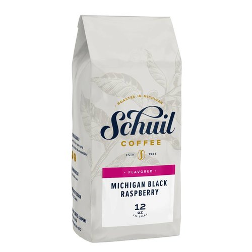 Schuil Schuil Michigan Black Raspberry Flavored Coffee 12oz Schuil Schuil Michigan Black Raspberry Flavored Coffee 12oz