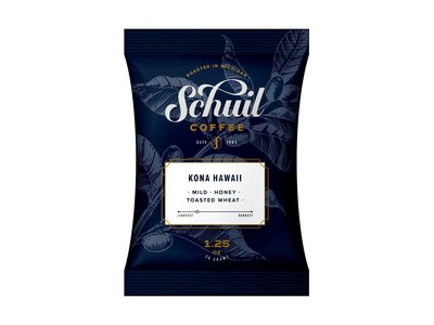 Schuil Schuil Coffee Kona Hawaiian Blend 1.25 Oz Packet